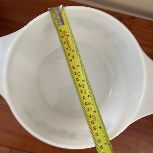 Vintage Pyrex England brown floral vine casserole dish with lid - Picture 12 of 13